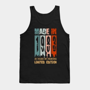 Made in 1983. 40 years of Fighting. LIMITED EDITION Tank Top